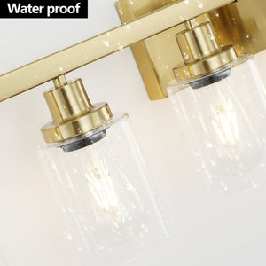 English Elm 10 Light Matte Vanity Bar Wide Wall Fixture with Clear Glass Shades for Modern Bathrooms Gold W1340P310787