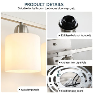 English Elm 10 Light Matte Iron Vanity Bar with Milky Glass Shades Wide Format Wall Fixture Chrome W1340P310797