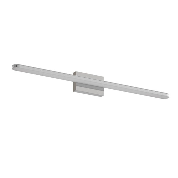 English Elm Modern Chrome LED Vanity Bar Light Frosted Acrylic Shade Dimmable Bathroom Fixture W1340P328801