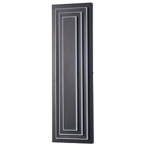 English Elm Wall Sconce Outdoor Matte Black Three Tier LED Hardwired Porch Entryway Light W1340P379241