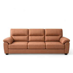 English Elm 3-Seat Mid-Century Microfiber Sofa Tufted Cushions Pillow Armrests Pet Friendly Couch W1359S00067