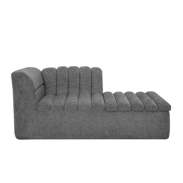 English Elm Spare Parts Chenille Modular Sectional Sofa Sleeper for Modern Living Rooms Grey Fabric W1413P298059