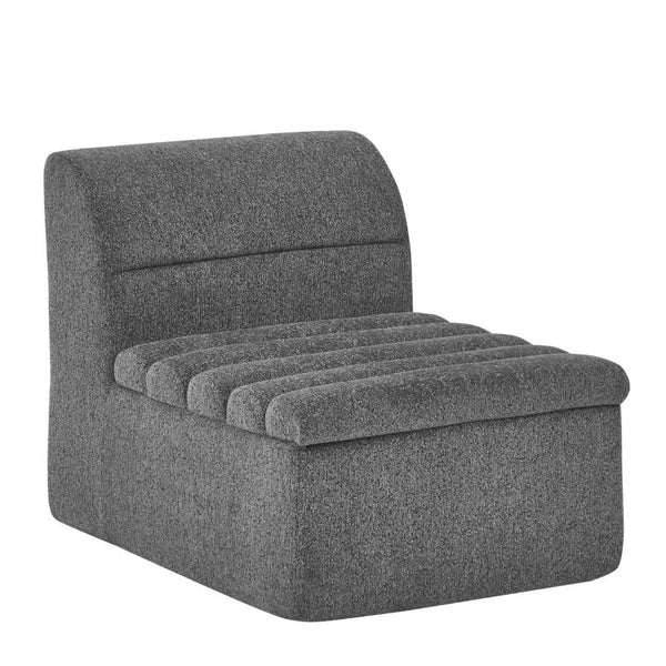 English Elm Spare Parts Chenille Modular Sectional Sofa Sleeper for Modern Living Rooms Grey Fabric W1413P298059