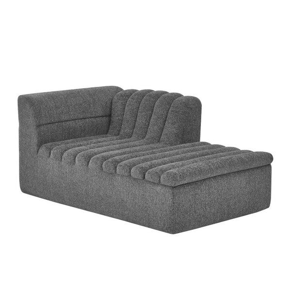 English Elm Spare Parts Chenille Modular Sectional Sofa Sleeper for Modern Living Rooms Grey Fabric W1413P298059