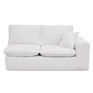 English Elm Spare Parts Chenille Modular Sectional Sofa Sleeper for Modern Living Rooms Beige Boucle W1413P423796