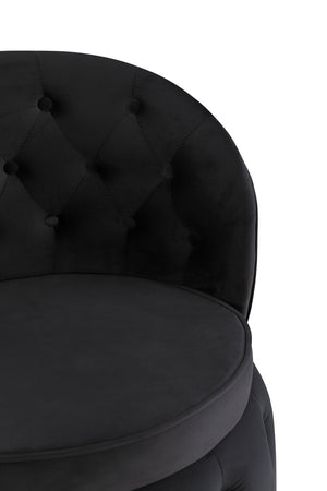 English Elm 360 Swivel Velvet Barrel Chair with Hidden Storage for Living Room or Bedroom W1420P198927