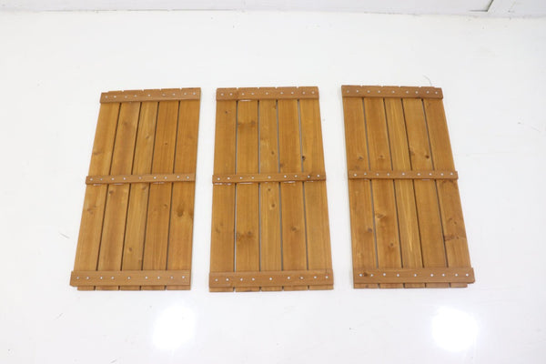 English Elm Base Plate Assembly Solid Wood Replacement Floor for Large Dog Villa Kennel 28.3 L x 15 W x 2.1 H W1431130408