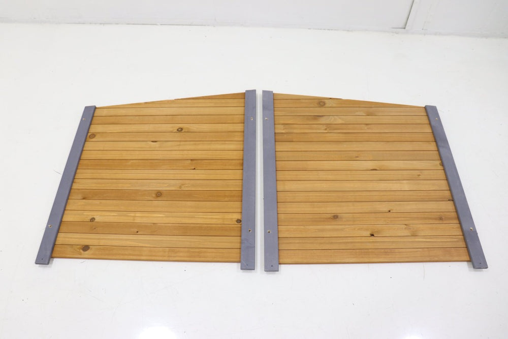 English Elm Side Panel Replacement Board Solid Wood Kennel Component for Large Dog Villa Builds W1431130409