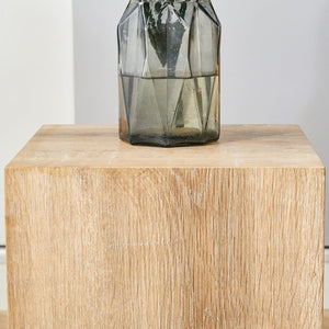 English Elm Elevate Any Room with a Compact Mdf Side Table Featuring Natural Wood Grain Finish W1512P502977