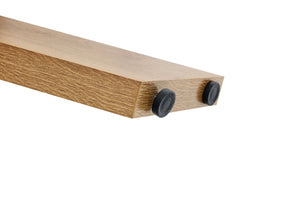 English Elm 71×31.5inches Wood Grain Mdf Rectangular Dining Table Seats 8 Modern V-leg Design W1512P507887
