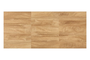 English Elm 71×31.5inches Wood Grain Mdf Rectangular Dining Table Seats 8 Modern V-leg Design W1512P507887