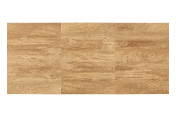 English Elm 71×31.5inches Wood Grain Mdf Rectangular Dining Table Seats 8 Modern V-leg Design W1512P507887