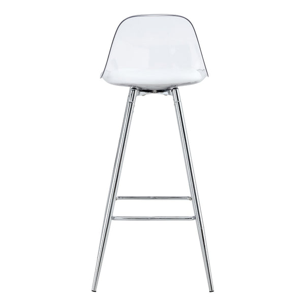 English Elm Modern Pu Leather Upholstered Barstools with Metal Legs for Kitchen Counter Seating W1512P515160