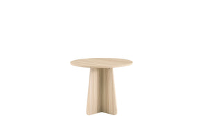 English Elm Retro-style Round Nesting Tables Mid-century Crisscross Legs Mdf Living Room Set Natural W1512P537604