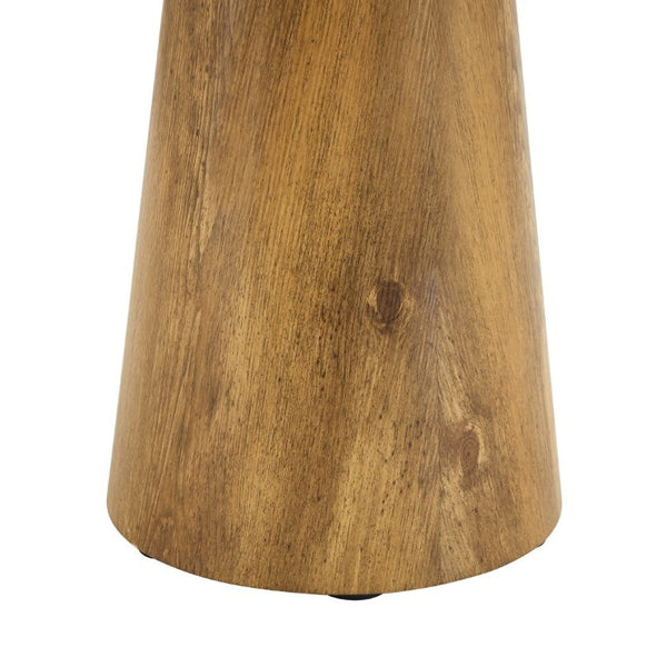 English Elm Natural Wood Grain Round MDF Coffee Table Compact Accent for Small Living Spaces W1512P553694