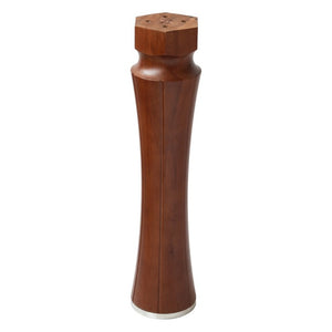 English Elm Modern Sintered Stone Round Dining Table Gold Base Wood Leg Compact Bistro W1535S00778