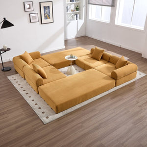 English Elm United We Win Corduroy Convertible Sofa Bed with Memory Foam Fill for Compact Living W1568P372050