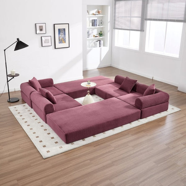 English Elm United We Win Corduroy Memory Foam Convertible Sofa Six Position Folding Bed W1568P372059