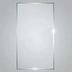English Elm Glass Shower Panel Ultra Clear Tempered 8mm Safety Easy Clean Frameless Enclosure W1573P232545