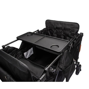 English Elm Wogan Four Seat Stroller with Reinforced Frame All Terrain Wheels and Safety Harness Black W1578P515534