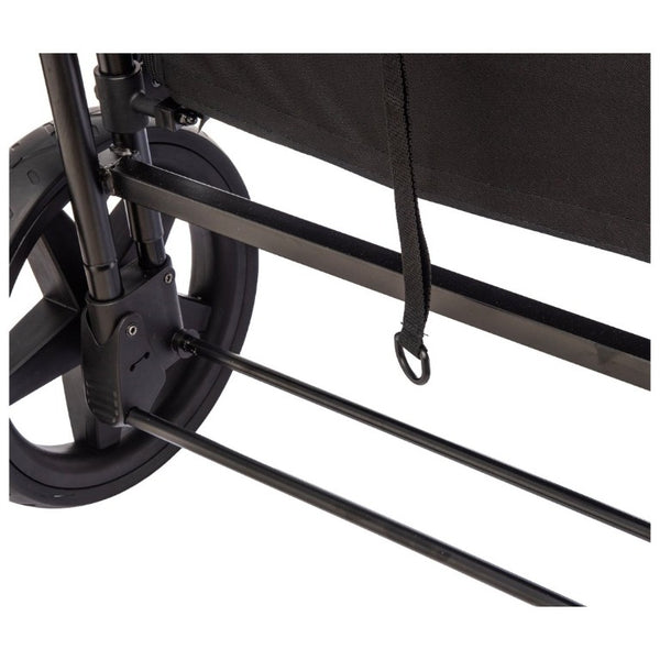 English Elm Wogan Four Seat Stroller with Reinforced Frame All Terrain Wheels and Safety Harness Black W1578P515534