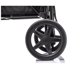 English Elm Wogan Four Seat Stroller with Reinforced Frame All Terrain Wheels and Safety Harness Black W1578P515534