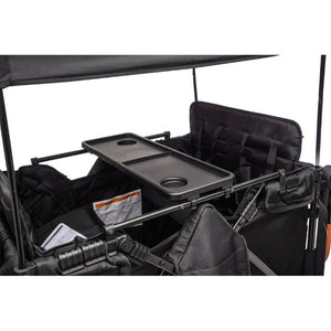 English Elm Wogan Four Seat Stroller with Reinforced Frame All Terrain Wheels and Safety Harness Black W1578P515534