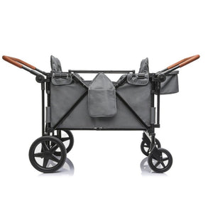 English Elm Wogan Four Seat Stroller with Reinforced Frame All Terrain Wheels and Safety Harness Gray W1578P515535