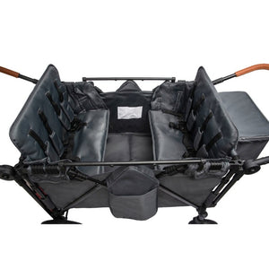 English Elm Wogan Four Seat Stroller with Reinforced Frame All Terrain Wheels and Safety Harness Gray W1578P515535