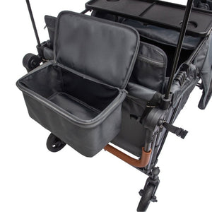 English Elm Wogan Four Seat Stroller with Reinforced Frame All Terrain Wheels and Safety Harness Gray W1578P515535