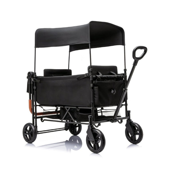 English Elm Wagon Stroller for Two Kids with All-Terrain Wheels Foldable Frame and Sun Canopy W1578P515536