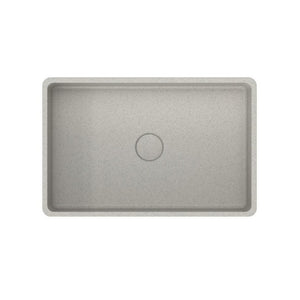 English Elm 19.68 Inch Artisan Concrete Above Counter Vessel Sink Matte Rectangular Bathroom Basin Beige+Grey W1613P563149