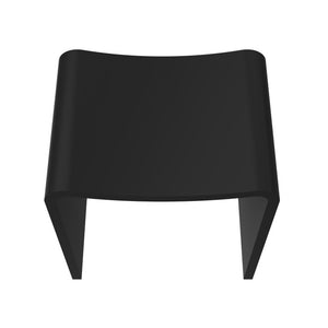 English Elm 14 Inch Solid Surface Stone Resin Shower Stool Spa Grade Waterproof Bath Seat Black W1613P603974
