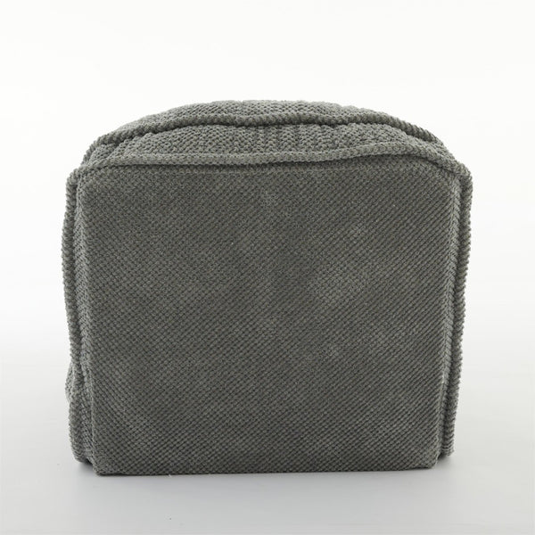 English Elm [video Provided] Foldable Floor Lounger with Five Locking Positions Plush Cotton Fill Living Room Gray W1628P146711