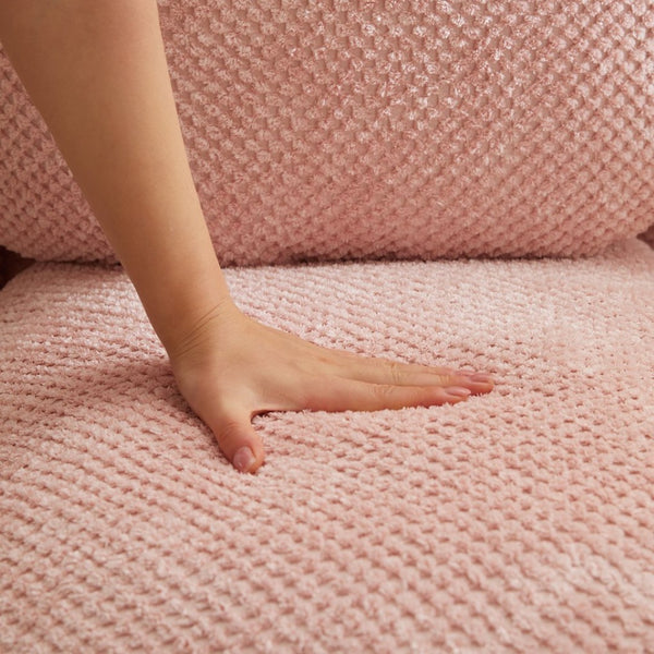 English Elm [video Provided] Foldable Floor Lounger with Five Locking Positions Plush Cotton Fill Living Room Pink W1628P146713