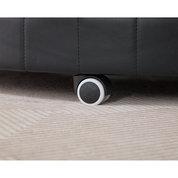 English Elm [new Arrived] Oversized Round Swivel Accent Chair with 360 Rotation Polyester Upholstery W1628P218357