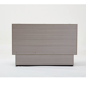English Elm New Queen Murphy Cabinet Bed with Folding Mattress Oversized Drawer and USB Charging W1628S00011
