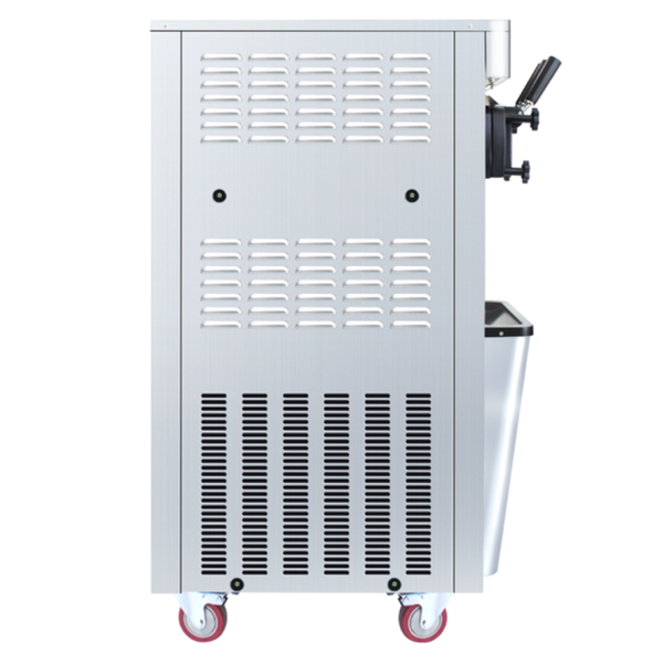 English Elm Commercial Soft Serve Ice Cream Machine Three Flavor SUS304 Steel 30L Per Hour W1676P146593