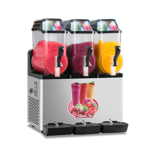 English Elm 110V Commercial Frozen Drink Machine 45L Triple Tank Stainless Steel Bar Cafe Use W1676P146602