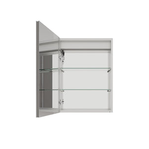 English Elm 26x20 Aluminum Led Medicine Cabinet Anti-fog Dimmable Mirror Recessed or Surface Mount W1738100833