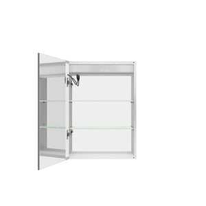 English Elm 20 X 28 Aluminum Wall Medicine Cabinet Dimmable Led Anti-fog Touch Bathroom Mirror W173894722