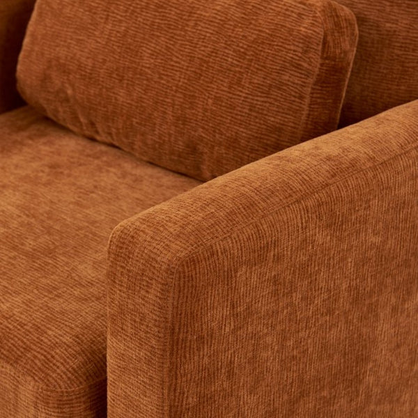 English Elm [modern Chenille Armchair Solid Wood Frame High-density Foam Seat for Living Room W1765P172323