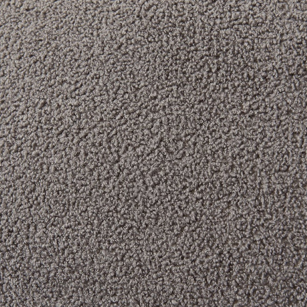 English Elm [sherpa Upholstered Compact Loveseat with Plush Pile Foam Cushions for Studio Apartment Gray W1765P172416