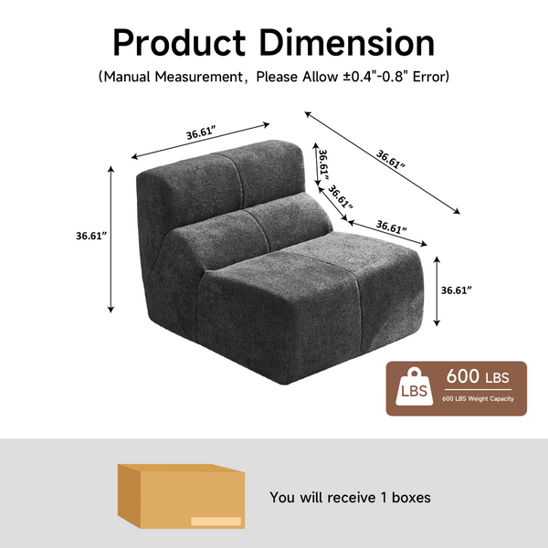 English Elm Luxury Velvet Accent Chair with Raindrop Upholstery for Living Room or Home Office W1765P349643
