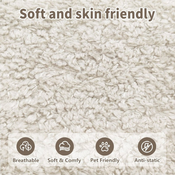 English Elm 101 Inch Curved Bouclé Sofa Plush Half Moon Silhouette for Modern Living Rooms W1765P541307