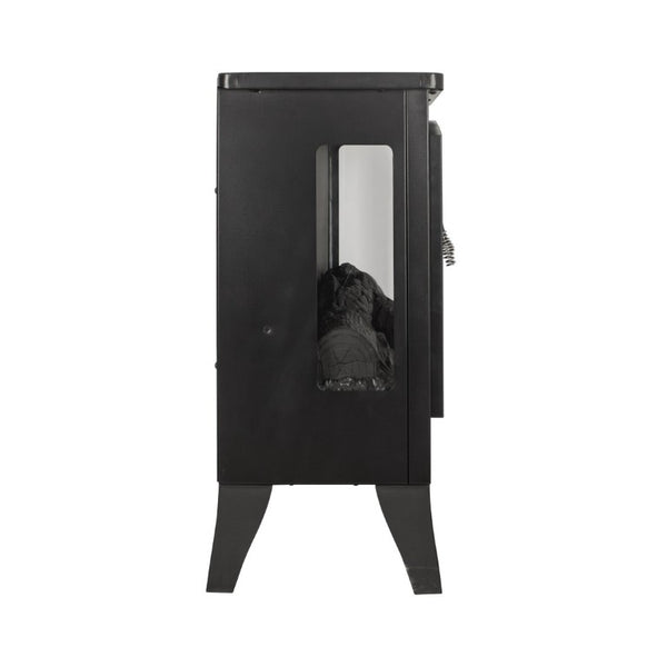 English Elm 21 Inch Three Sided Electric Fireplace Stove with 3D Flame LED and Remote Control W1769P498107