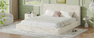 English Elm Airframe King Cloud Upholstered Bed Surround Soft Sponge Cushion Minimalist Wrap W1820P517772