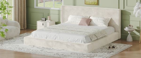 English Elm Airframe King Cloud Upholstered Bed Surround Soft Sponge Cushion Minimalist Wrap W1820P517772