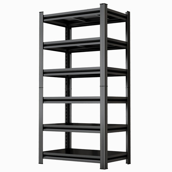 English Elm 6-Tier Powder-Coated Steel Garage Shelving Unit with Adjustable Snap-Lock Frame 82 In W1831P526075