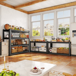 English Elm 6-Tier Powder-Coated Steel Garage Shelving Unit with Adjustable Snap-Lock Frame 82 In W1831P526075